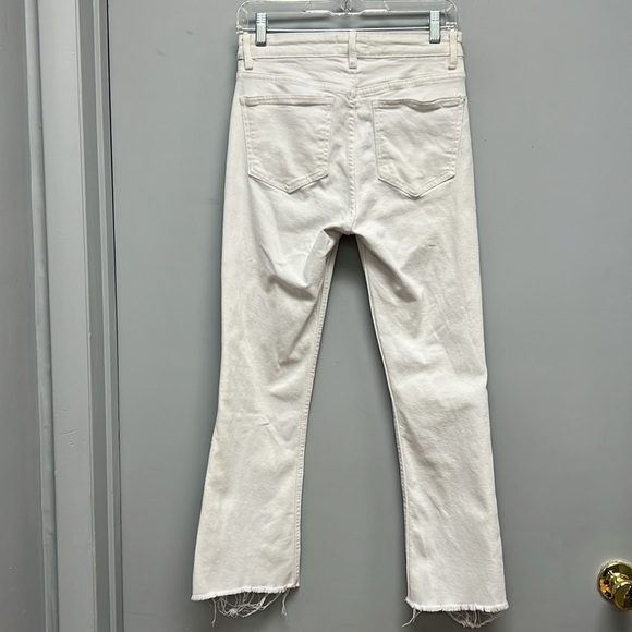 Zara White Bootcut Jeans Size 6 - Picture 2 of 11